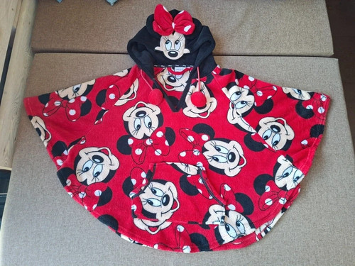 Poncho polaire minnie mouse - polaire,