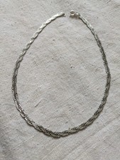 Collier vintage Torsadé Plat