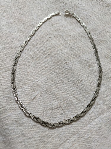 Collier vintage torsadé - collier,