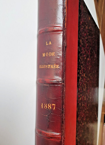 Mode illustrée année 1887 - mode,