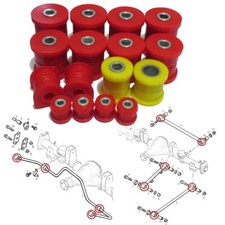 KIT silentblocs en polyuréthane de suspension arrière pour Opel Frontera B