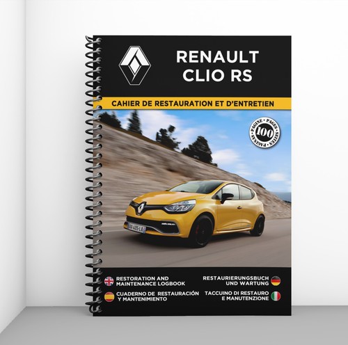 Renault clio cahier de - renault, rs