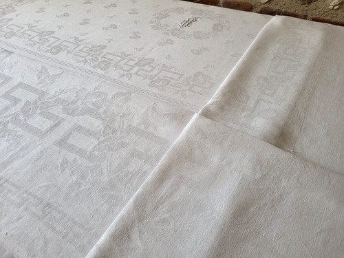 N18 ancienne nappe lin - ancienne,