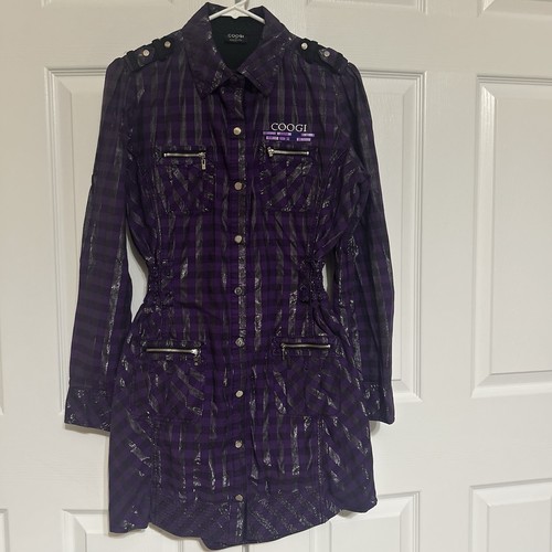 Coogi purple and black shiny - black,