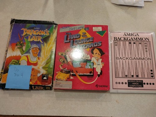 Amiga vintage games box - box, lot