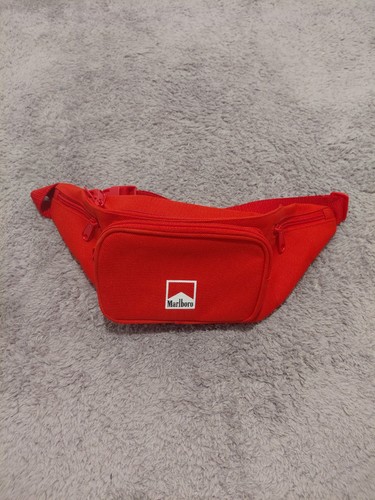 Sacoche vintage rouge malboro - sacoche,