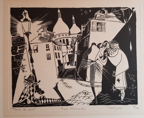 Ancienne gravure rue - ancienne,
