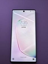 Samsung Galaxy Note 10 256GB Unlocked Aura Glow (Rainbow Finish) — Resealed Back
