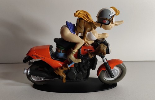 Figurine moto résine joe - moto,