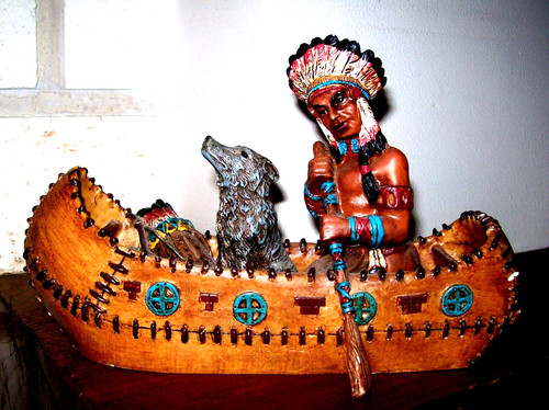 Figurine résine indien - figurine, "indien