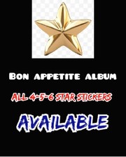 Stickers Go 4-5-6 Star All Stickers Available :- Bon Appetit Album MONO_POLY