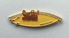 36 - Pin's SURFIN THE BEST SURF MACHINE MIAMI BEACH - SURFBOARD USA
