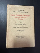 Dom Columba Marmion Abbé de Maredsous (1858-1923)| Dom raymond thibaut| Bon état