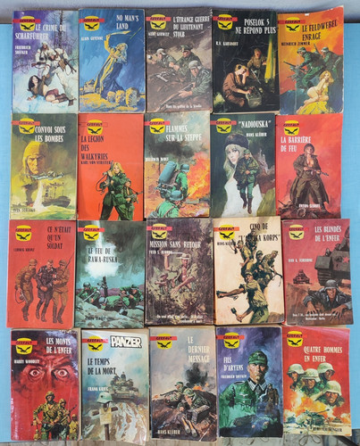 Lot romans gerfaut guerre - 20,