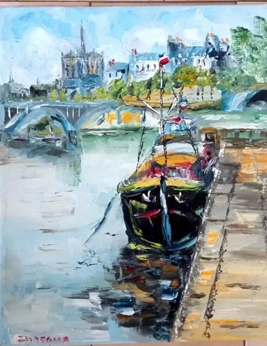 Paris les peniches quai - paris,