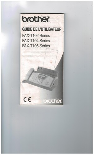 Guide utilisateur brother - guide, l'utilisateur
