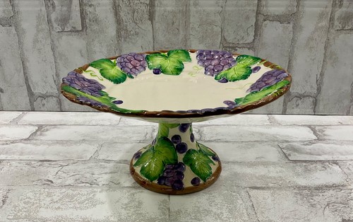 Vtg fitz floyd grape - fitz, arbor