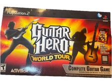 Guitar Hero: World Tour Bundle Guitar Game (Sony PlayStation 2, 2008)