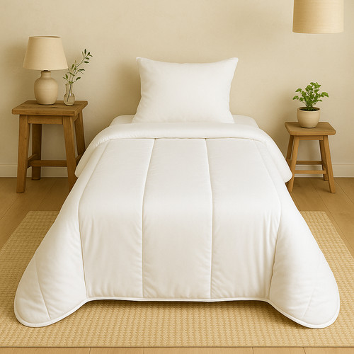 Couette blanche tempérée - tempérée,