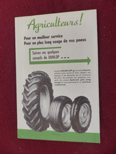 leaflet: DUNLOP tire: farmers! / tractor trailer