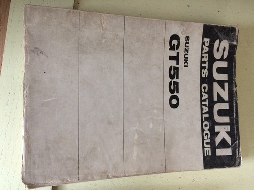 Suzuki gt550 parts catalogue - gt550,