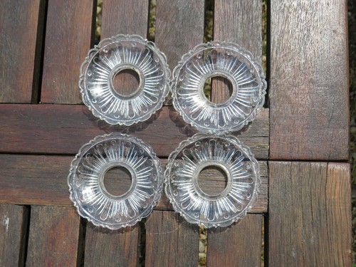 Lot bobeches en - 4,