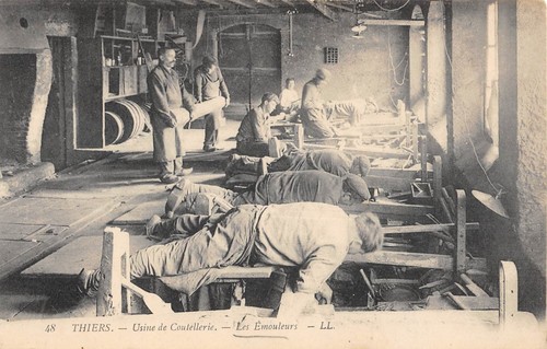 Cpa thiers usine - cpa, 63