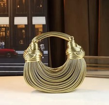 Sac Femme Métallique Doré