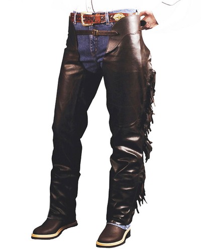 Chaps western cuir vieilli - western, en