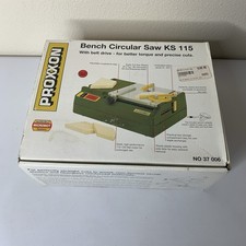 PROXXON Bench Circular Table Saw KS 115 - With Belt Drive - For Precision Work