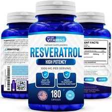 Resveratrol Capsules 1000mg