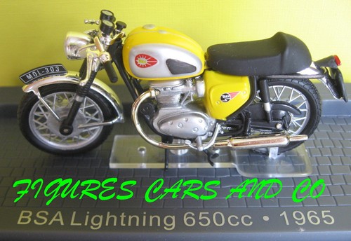 Moto classique bsa - 1/24,