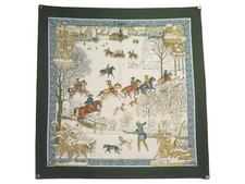 VINTAGE FOULARD HERMES L'HIVER