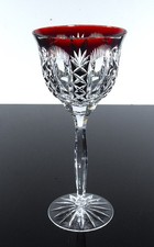 ART DECO 1 WINE GLASS ROEMER CRYSTAL BLUE COLOR SIZE THERESIENTHAL BACCARAT