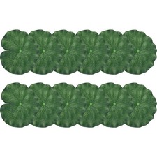  12 Pcs Décor D’étang Flottant Decoration Jardin Plantes Simulées