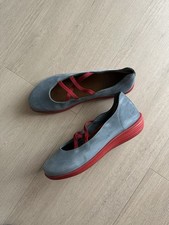 Loints of Holland Womens Leather Comfort Shoes Circle Ballerina Size 39