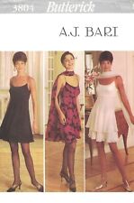 V👗3804 PATRON BUTTERICK CREATION A.J BARI ROBE   FINE BRETELLES SOIREE 40 AU 44