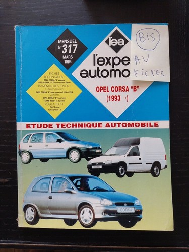 Revue technique opel - corsa, b