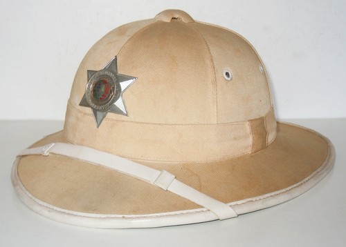 Ancien casque colonial - ancien, la