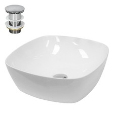 Lavabo en céramique blanc
