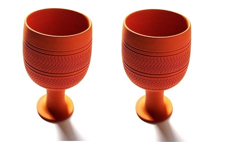 Verres vin terre cuite - À,