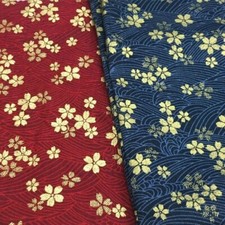 Oriental Tissu Coton Sakura Imprimé pour Kimono Nappe de Table Trousse DIY