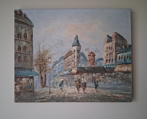 Peinture huile sur toile - peinture,