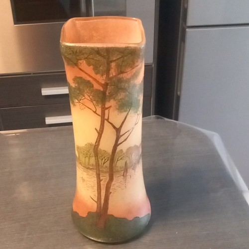 Vase legras emaille - legras, pient
