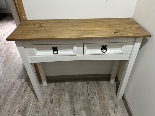 Table console blanc parfait - console, en