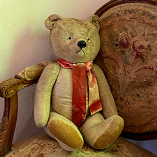Grand Ours Ancien Beige - French Teddy Bear Pintel 1950's - Collection - 60 cm