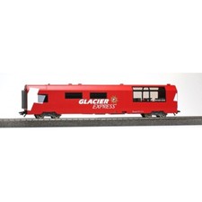Bemo H0 3589132 - RhB WRp 3832 "Glacier-Express" Voiture De Service 3L-WS Neuf