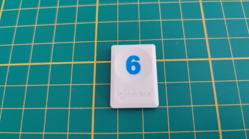 Tuile chiffre bleu jeu - tuile,