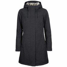 Elkline Apres Ski Damen-Regenparka Hiver-Jacke Hiverjacke Outdoor-Mantel Gris