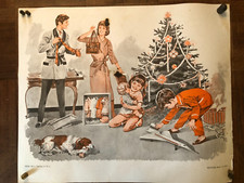 AFFICHE SCOLAIRE, " SAPIN DE